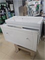 IDDIS Rise BD RIS90W0i95 Тумба подвесная, белая, 90 см плюс Марко 50209001 Раковина Слим 90 (Белый мрамор) 14399