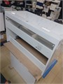 IDDIS Rise BD RIS90W0i95 Тумба подвесная, белая, 90 см плюс Марко 50209001 Раковина Слим 90 (Белый мрамор) 14399