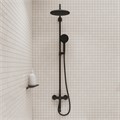IDDIS Aiger AIGBL3Fi06 Душевая система с тропическим душем и изливом, черный матовый AIGBL3Fi06