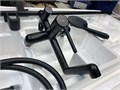 IDDIS Aiger AIGBL3Fi06 Душевая система с тропическим душем и изливом, черный матовый AIGBL3Fi06