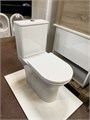 AZARIO FRENTO AZ-2311 Унитаз напольный  безободковый в комплекте с бачком  и сиденьем микролифт. Размер  650x340x770 мм (2 места) AZ-2311