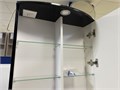 Style Line 29210 Жасмин-2 Шкаф зеркальный 600/С ЧЕРНЫЙ 29210