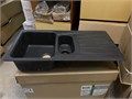 Мойка Blanco Nova 510462 6 S антрацит две чаши с крылом, накладная 510462