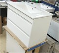 IDDIS Zodiac X Тумба с раковиной 80 см, подвесная, белый 14473