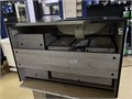 Style Line 18360п Берлин Тумба подвесная 90  + раковина BD в ассортименте черная, чаша справа 18360п