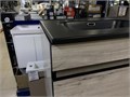 Style Line 18360п Берлин Тумба подвесная 90  + раковина BD в ассортименте черная, чаша справа 18360п