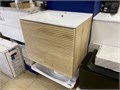 IDDIS Bild BIL60V0i95 Тумба подвесная, 60 см, дуб светлый + Style Line BD ADB-104B Раковина Lavelly Square 600, белая BIL60V0i95