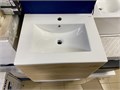 IDDIS Bild BIL60V0i95 Тумба подвесная, 60 см, дуб светлый + Style Line BD ADB-104B Раковина Lavelly Square 600, белая BIL60V0i95