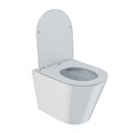 Унитаз подвесной IDDIS Calipso CALRDSEi25 c сиденьем микролифт, белый ВАРИАНТ №1 14494