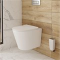 Унитаз подвесной IDDIS Calipso CALRDSEi25 c сиденьем микролифт, белый ВАРИАНТ №1 14494