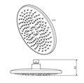 AM.PM Gem BDF0590022 Тропический душ, черный матовый BDF0590022