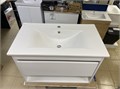IDDIS Zodiac X BD ZDX80WNi95 Тумба подвесная 80 с нишей белый + IDDIS 0138000i28 Умывальник мебельный 80 см, 013 ZDX80WNi95