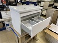 IDDIS Zodiac X BD ZDX70WNi95 Тумба подвесная, 70 см, белый + Kirovit Фостер 70 FSR 70 Умывальник мебельный, белый ZDX70WNi95