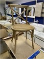 Деревянный обеденный стул Dialma Brown DB000074 из дуба, с плетёным сиденьем, в стиле прованс/кантри DB000074
