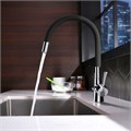 Lemark Комфорт LM3075C Смеситель для кухни, с гибким изливом, с подключением к фильтру питьевой воды, хром/чёрный LM3075C