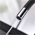 Lemark Комфорт LM3075C Смеситель для кухни, с гибким изливом, с подключением к фильтру питьевой воды, хром/чёрный LM3075C