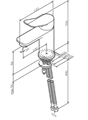 Am.Pm X-Joy BD F85A02199 Смеситель для раковины, золото F85A02199
