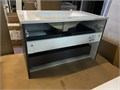 IDDIS Bild BIL80G0i95K Тумба подвесная 80 см Темно-серый  + IDDIS 0138000i28 Умывальник мебельный 80 см, 013 BIL80G0i95K