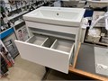 IDDIS Zodiac X BD ZDX60WNi95 Тумба подвесная с умывальником в комплекте, с нишей, 60 см, белый, BD ZDX60WNi95
