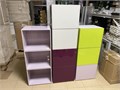Модули Scavolini Tetrix для кухни/гостинной 10 шт со стеклянным глянцевым фасадом и стеклянным оформлением боковых частей 14570