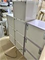 Модули Scavolini Tetrix для кухни/гостинной 10 шт со стеклянным глянцевым фасадом и стеклянным оформлением боковых частей 14570