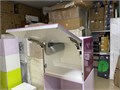 Модули Scavolini Tetrix для кухни/гостинной 10 шт со стеклянным глянцевым фасадом и стеклянным оформлением боковых частей 14570