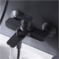 Am.Pm F85A10022 X-Joy Смеситель для ванны и душа,  черный матовый F85A10022