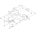 Am.Pm F85A10022 X-Joy Смеситель для ванны и душа,  черный матовый F85A10022