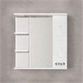 Style Line Венеция 29611 Шкаф зеркальный 75 см с подсветкой и розеткой, белый 29611