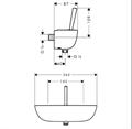 Hansgrohe 15672400 PuraVida смеситель для душа белый/хром 15672400