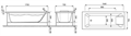 Jacob Delafon SOFA E60515RU-01 ванна акриловая 170x75 см E60515RU-01