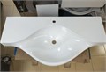 Цвет и Стиль (Dolomite) Broadway 110 BRW.11.04.D Раковина из искуcственного камня, белая глянец BRW.11.04.D
