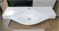Цвет и Стиль (Dolomite) Broadway 110 BRW.11.04.D Раковина из искуcственного камня, белая глянец BRW.11.04.D