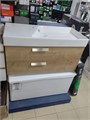 JACOB DELAFON RYTHMIK 99,5 BD EB1304-E70 Тумба под раковину (подвесная, дуб арлингтон) плюс JACOB DELAFON OLA BD EXUA112-00 Раковина (накладная, (100*46), белый) 13907