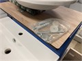 Azzurra TULIP TUL200B1/70M умывальник 70 см (бел) + Azzurra TULIP TUL300B1 пьедестал (бел) TUL200B1/70M