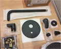Milardo Rora RORBL02M67 Душевая система скрытого монтажа, черная матовая RORBL02M67
