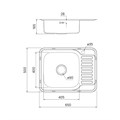 IDDIS Basic BD BAS65PLi77 Мойка, нержавеющая сталь, полированная, чаша слева bd BAS65PLi77