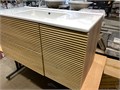 IDDIS Bild 100 BD BIL10V0i95 Тумба подвесная, 100 см, светлое дерево + JACOB DELAFON OLA BD EXUA112-00 Раковина (накладная, (100*46), белый) BIL10V0i95