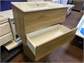 IDDIS Bild BIL80V0i95 Тумба с раковиной подвесная 80 см, дуб светлый BIL80V0i95