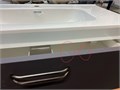 IDDIS Brick 100 BD BRI10G0i95 Тумба подвесная, серый + IDDIS 0101000i28 Edifice/Brick Умывальник мебельный, 100 см BRI10G0i95