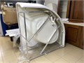 Aquatek BD KAL146-0000045 Калипсо Акриловая угловая ванна 146х146 с фронтальным экраном, без гидромассажа, вклеенный цельносварной металлический каркас BD KAL146-0000045