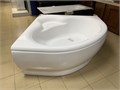 Aquatek BD KAL146-0000045 Калипсо Акриловая угловая ванна 146х146 с фронтальным экраном, без гидромассажа, вклеенный цельносварной металлический каркас BD KAL146-0000045