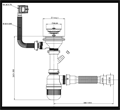 Bettoserb 125330 Сифон для мойки 3 1/2 125330