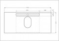 AQUATON Лофт Урбан 100 1A247701LQX60 Тумба под раковину 1000х450х510 2 ящика, графит\орегон 1A247701LQX60