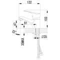 LEMARK PARTNER LM6556C Смеситель для умывальника одноручный, монолитный, хром LM6556C