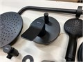 Am.Pm X-Joy FB85A1RH02 набор: смеситель для душа, верхний душ 220 мм, держатель д/верхн.душа, душ.набор (ручн.душ, 110 мм, 1 режим), шланговое присоединение, черный FB85A1RH02