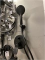 Am.Pm X-Joy FB85A1RH02 набор: смеситель для душа, верхний душ 220 мм, держатель д/верхн.душа, душ.набор (ручн.душ, 110 мм, 1 режим), шланговое присоединение, черный FB85A1RH02