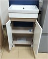 Тумба с умывальником IDDIS Zodiac ZOD5ADFi95, напольная 50 см, с дверцами, белый/под дерево ZOD5ADFi95