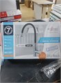 ROSSINKA SILVERMIX BD Z35-35U-Black Смеситель одноручный (35 мм) для кухни с гибким цветным изливом, хром/черный. BD Z35-35U