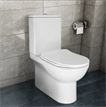 Унитаз-компакт AZARIO Ambra 645x370x815 напольный, безободковый, в комплекте сиденьем микролифт (AZ-848) AZ-848